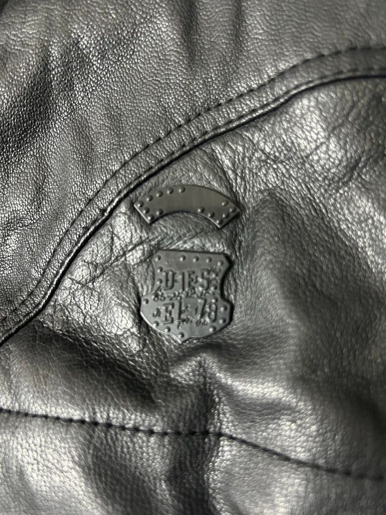 Diesel DIESEL Leather Jacket with Detachable Sleeves Size US M / EU 48-50 / 2 - 4 Thumbnail