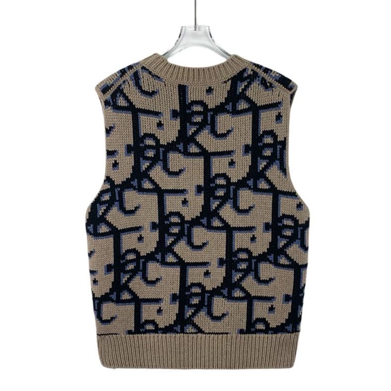 Dior Dior x Travis Scott Color-Blocked Knit Vest Size US M / EU 48-50 / 2 - 2 Thumbnail