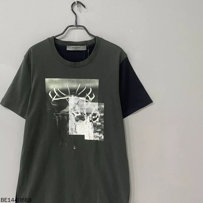 Givenchy Givenchy Black Short Sleeve Printed T-Shirt Size US L / EU 52-54 / 3 - 2 Thumbnail