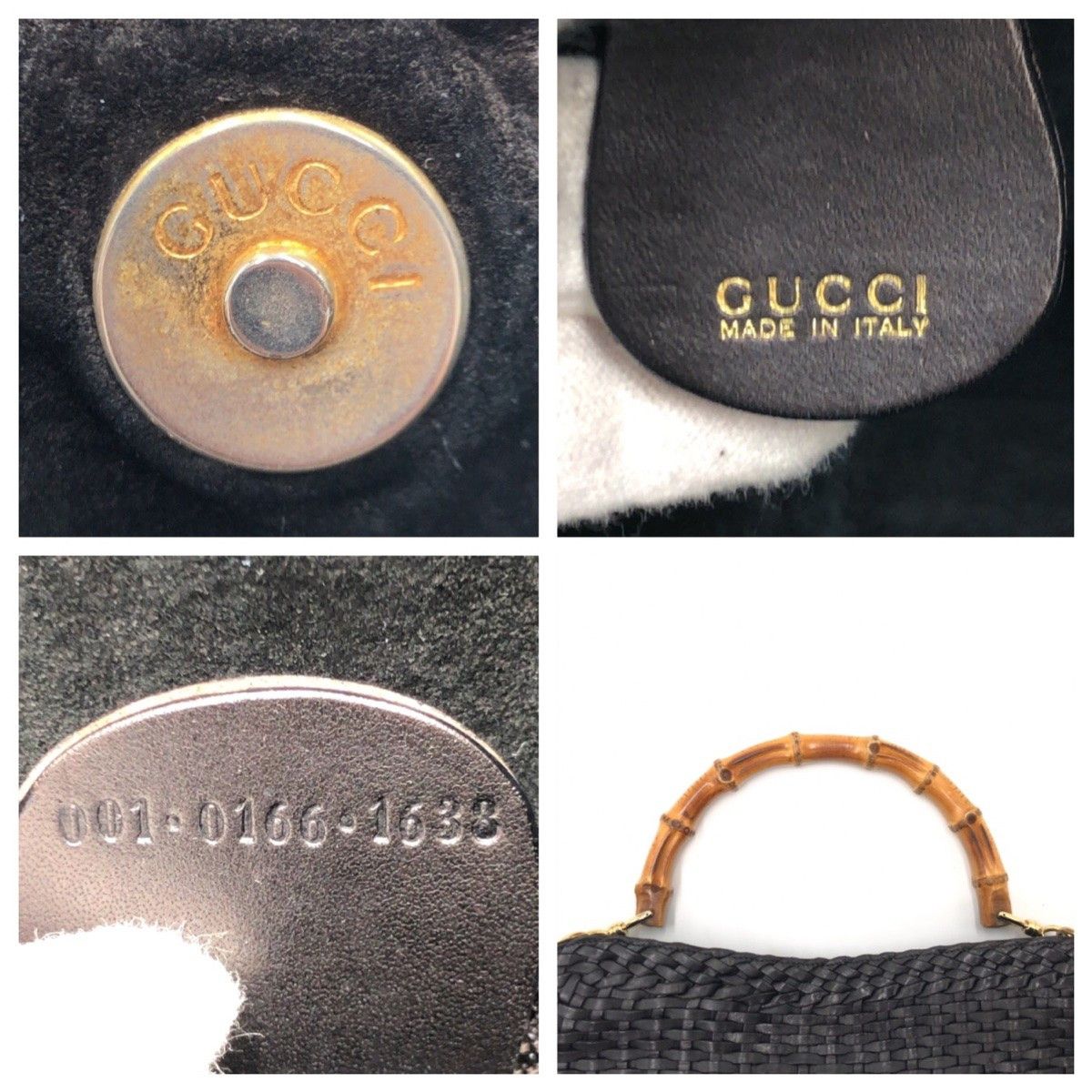 Gucci Gucci Gucci Bamboo Leather 2way Bag Leather Shoulder Bag 001 0166 Size ONE SIZE - 4 Thumbnail
