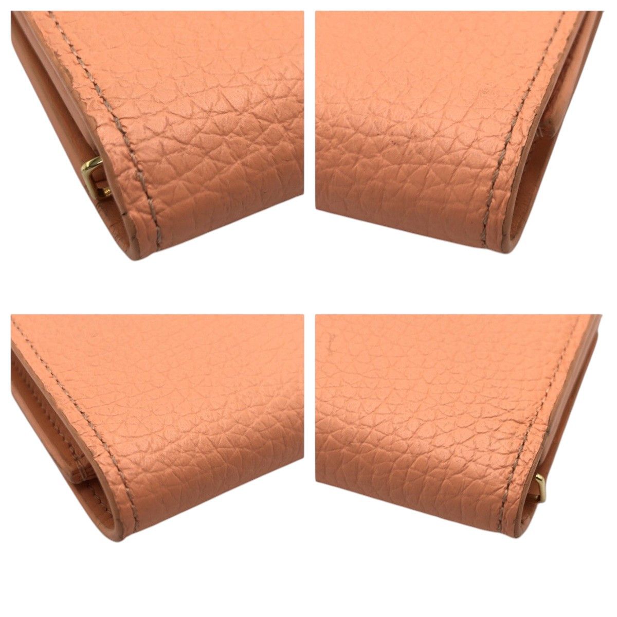 Louis Vuitton Louis Vuitton Louis Vuitton Portefeuille Capucines Leather Wallet Leather Short Wallet M82149 Size ONE SIZE - 4 Thumbnail