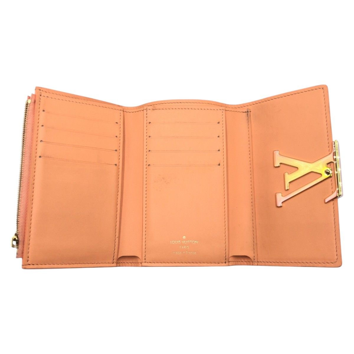 Louis Vuitton Louis Vuitton Louis Vuitton Portefeuille Capucines Leather Wallet Leather Short Wallet M82149 Size ONE SIZE - 10 Thumbnail