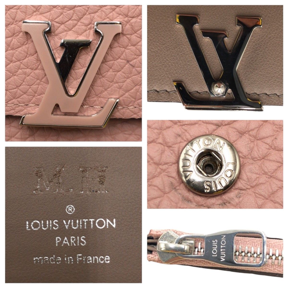 Louis Vuitton Louis Vuitton Louis Vuitton Portefeuille Capucines Taurillon Wallet Leather Short Wallet M62156 DUTY FREE for USA Size ONE SIZE - 5 Thumbnail