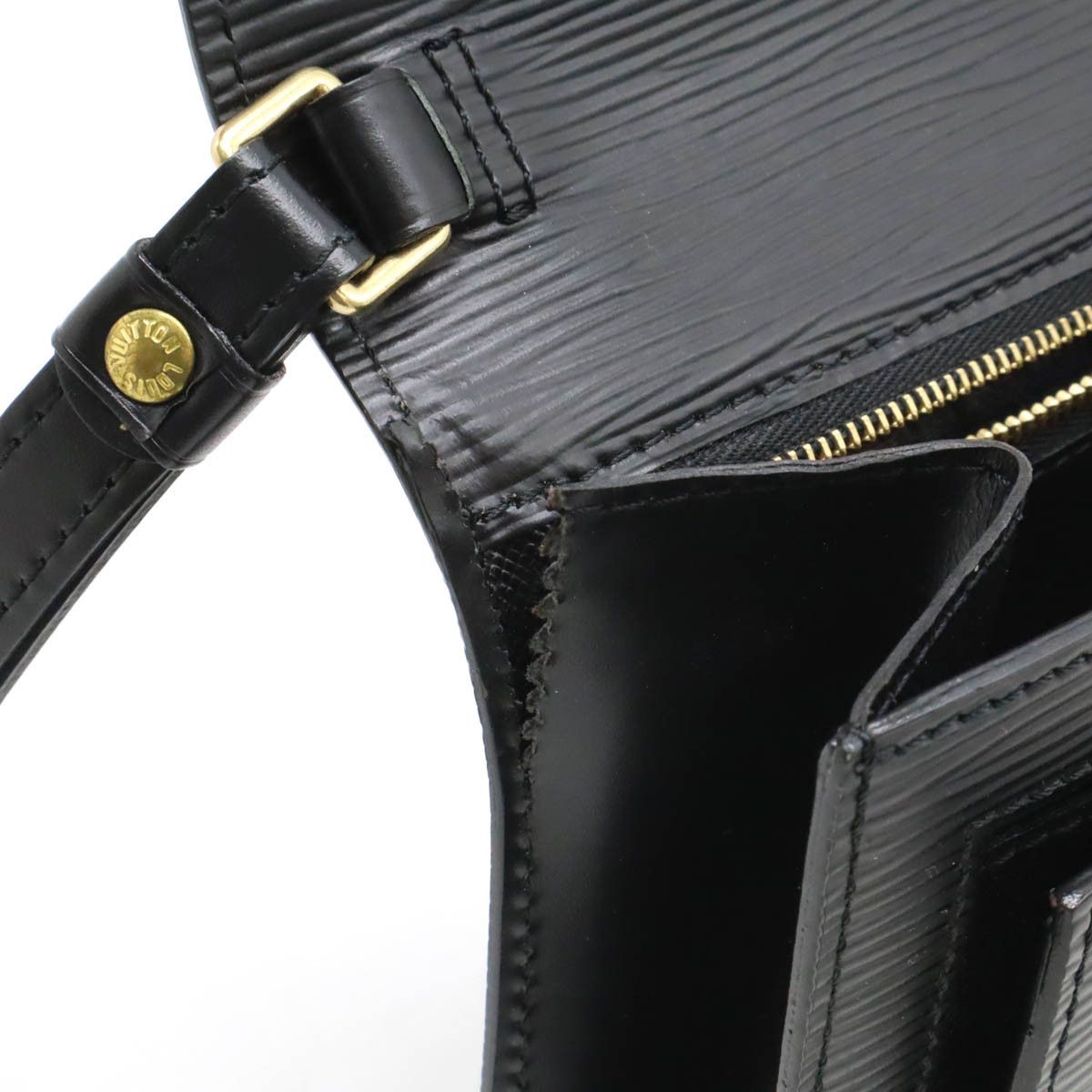 Louis Vuitton Louis Vuitton Louis Vuitton Pochette Seliere Dragonne Epi Clutch Bag Leather Clutch Bag M52612 Size ONE SIZE - 7 Thumbnail