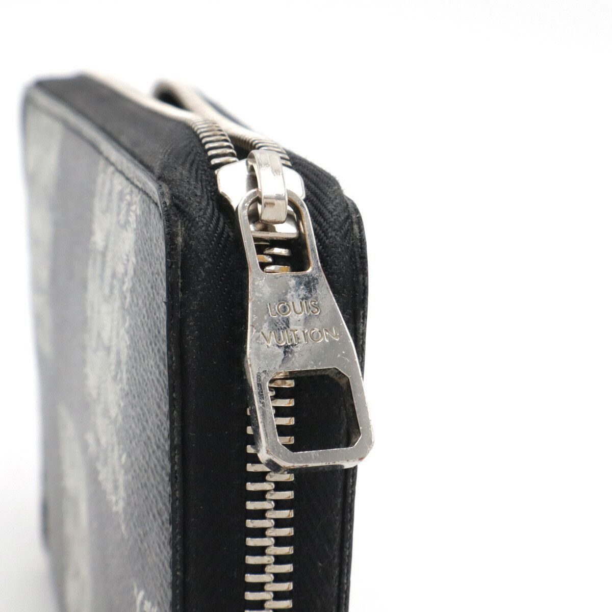 Louis Vuitton Louis Vuitton Louis Vuitton Christopher Nemeth Damier Graphite Long Wallet Canvas Long Wallet N61214 Size ONE SIZE - 4 Thumbnail