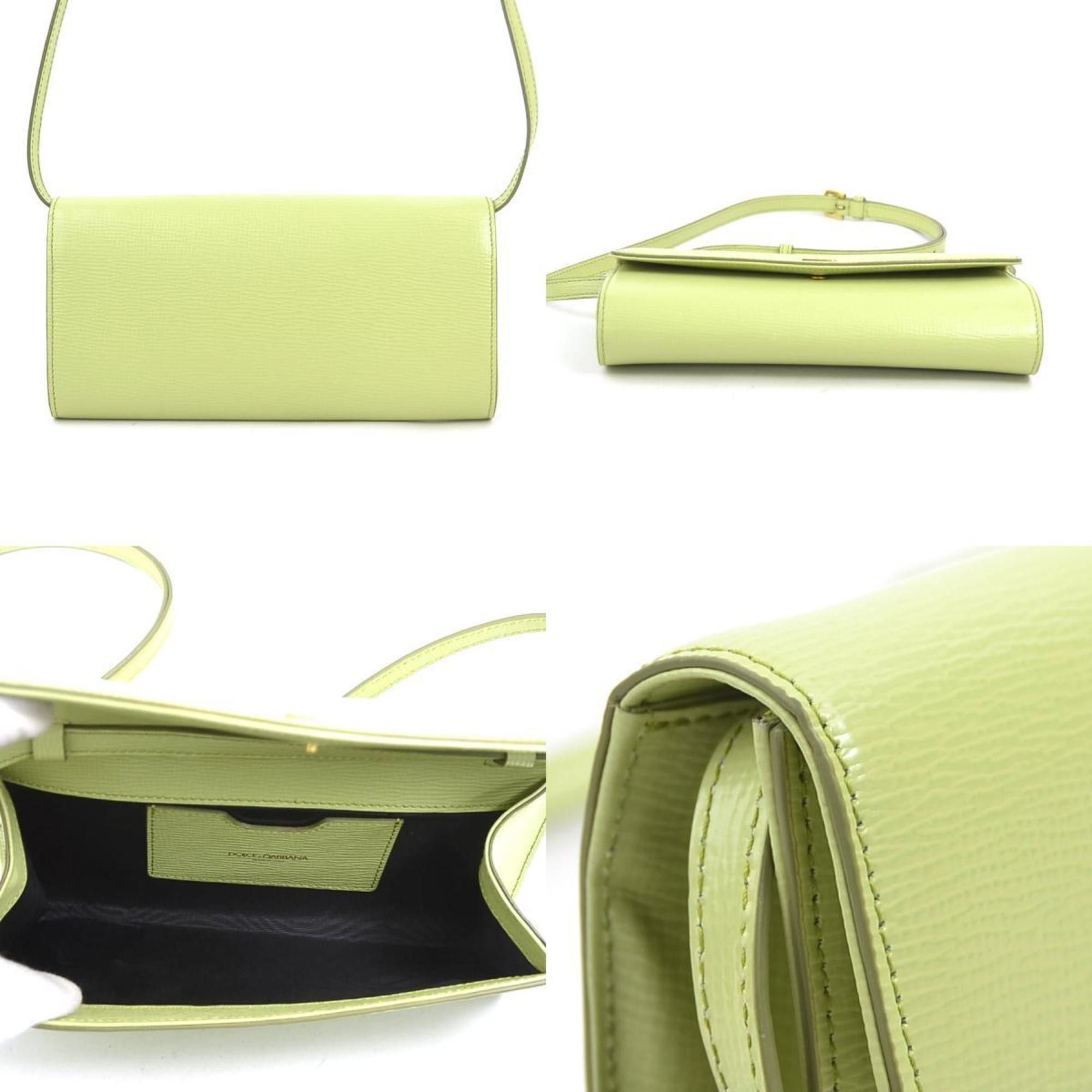 Dolce & Gabbana Dolce & Gabbana Shoulder Bag Leather Light Green Women's h31146g Size ONE SIZE - 3 Thumbnail