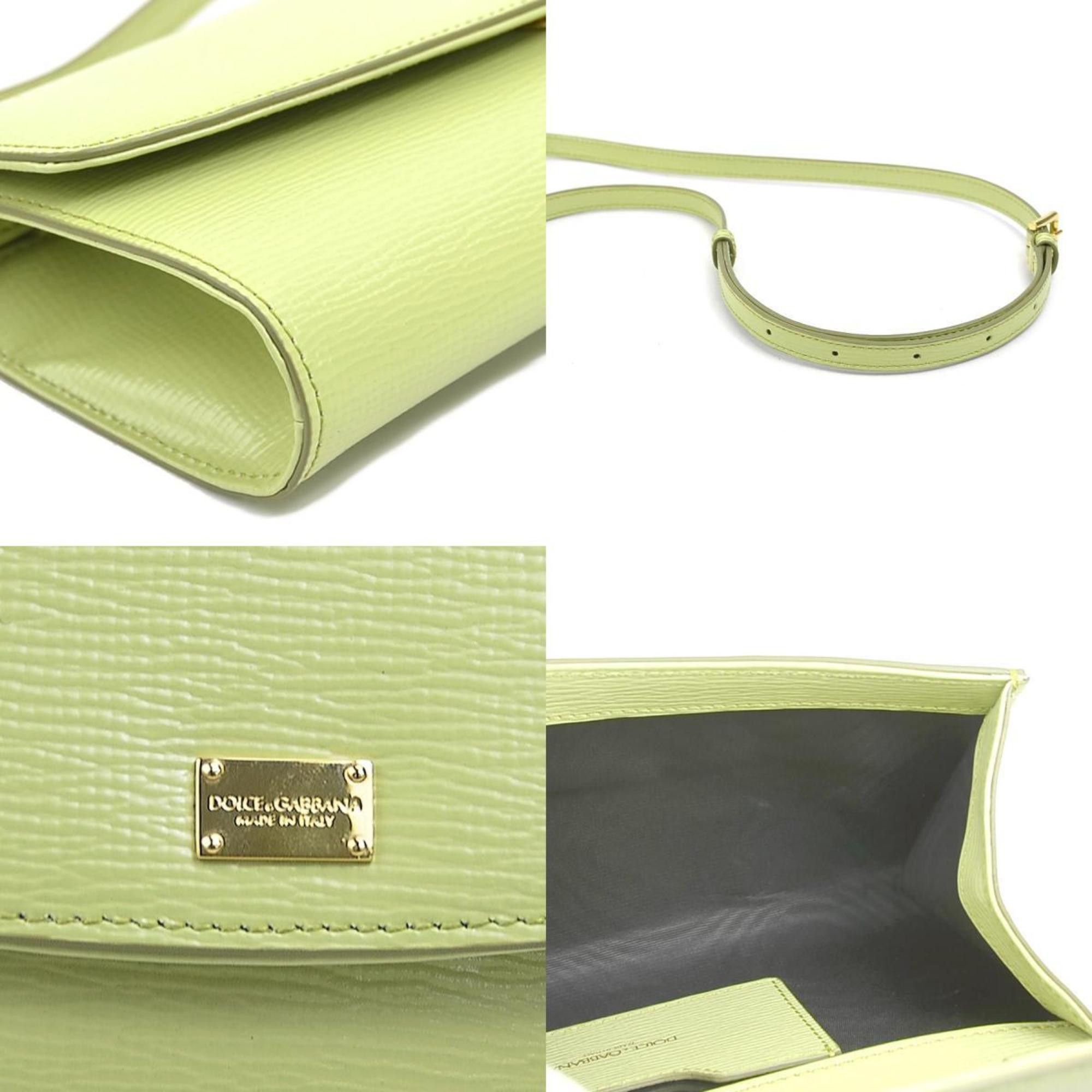 Dolce & Gabbana Dolce & Gabbana Shoulder Bag Leather Light Green Women's h31146g Size ONE SIZE - 4 Thumbnail