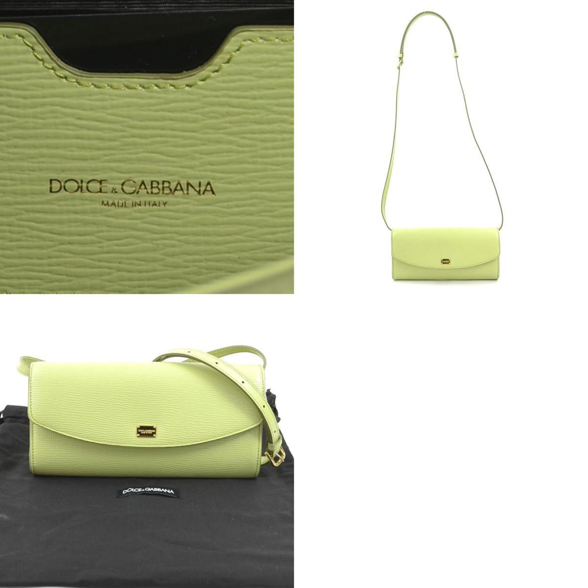 Dolce & Gabbana Dolce & Gabbana Shoulder Bag Leather Light Green Women's h31146g Size ONE SIZE - 5 Thumbnail