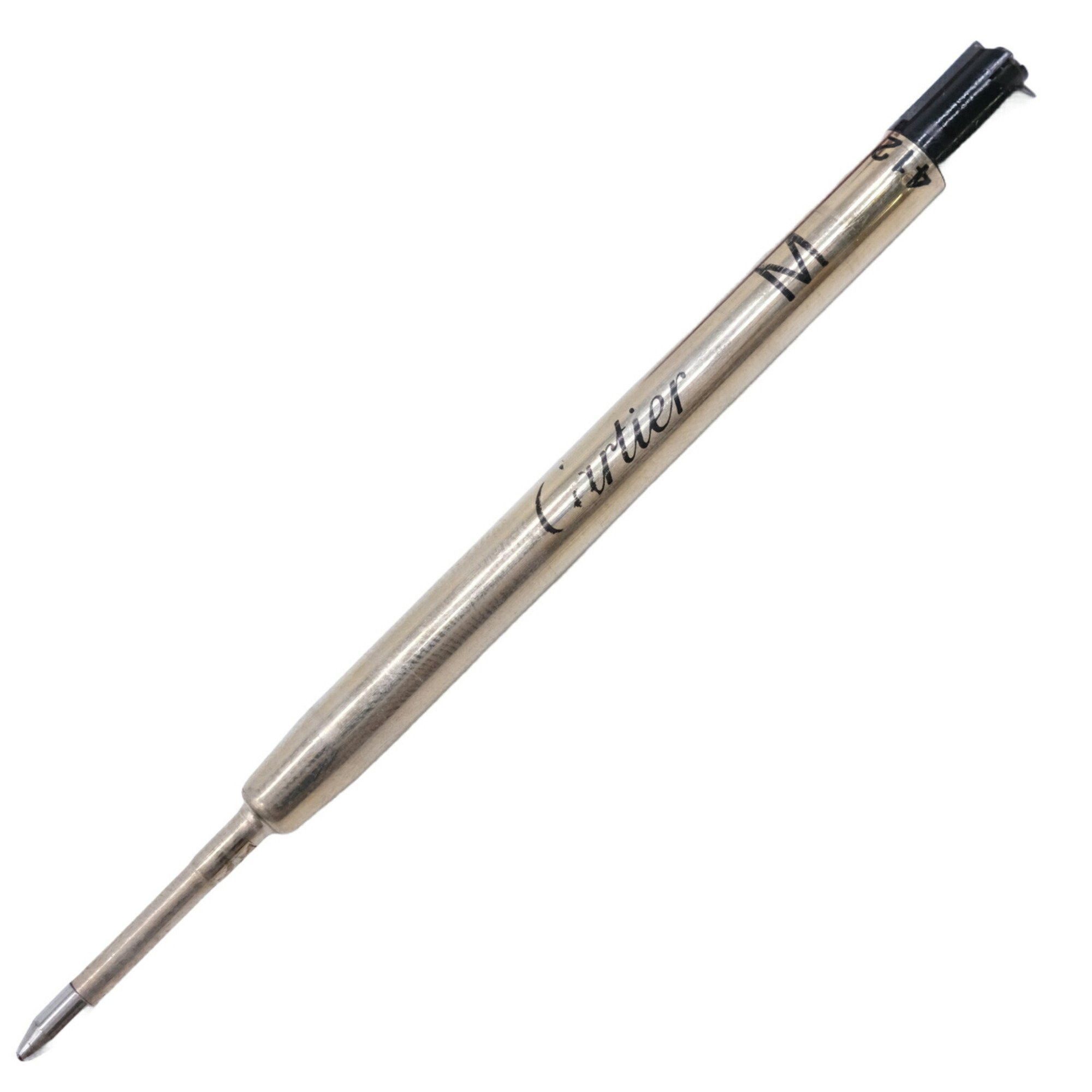 Cartier Cartier Pasha Ballpoint Pen Writing Instrument Twist Black Silver ST220002 Size ONE SIZE - 7 Thumbnail