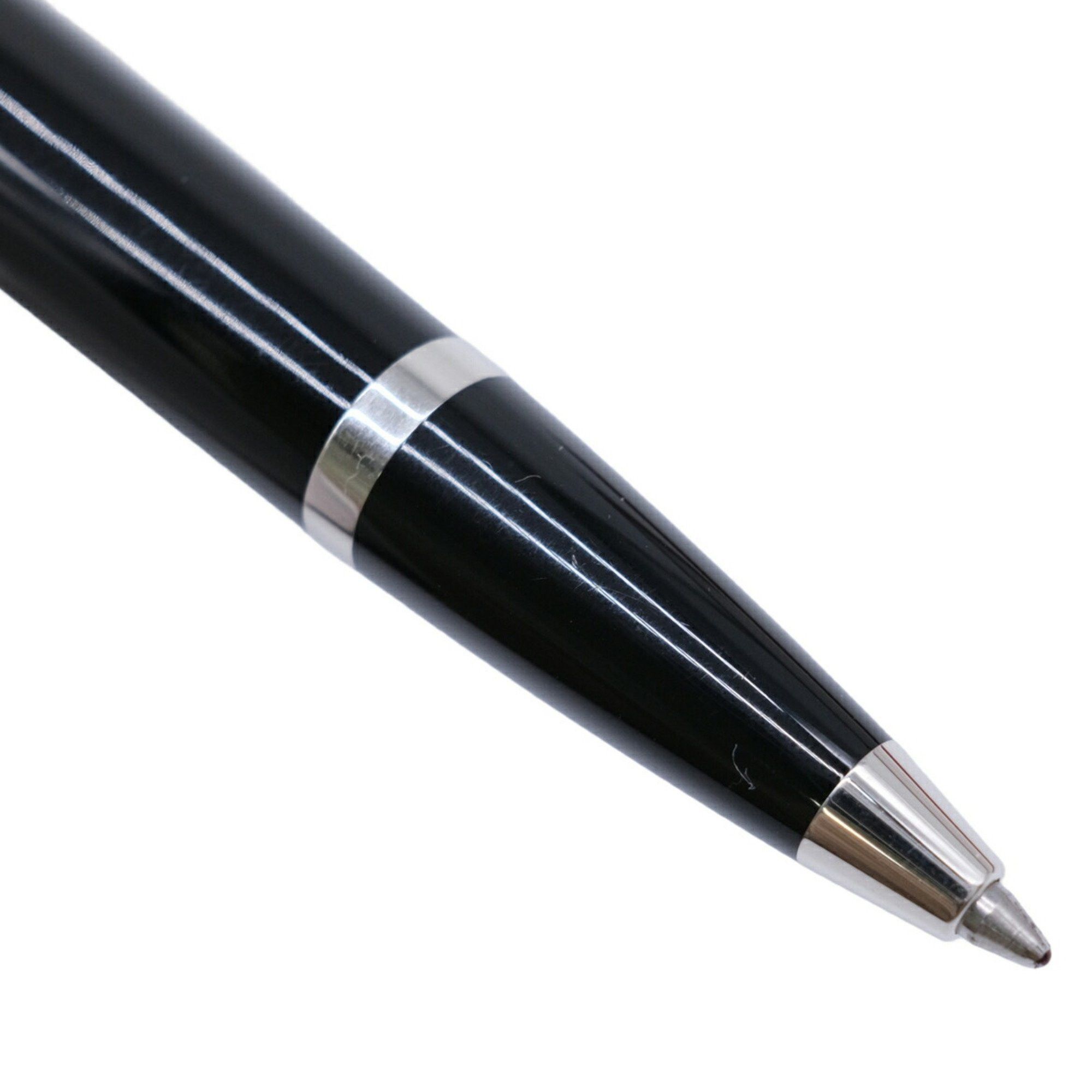 Cartier Cartier Pasha Ballpoint Pen Writing Instrument Twist Black Silver ST220002 Size ONE SIZE - 4 Thumbnail