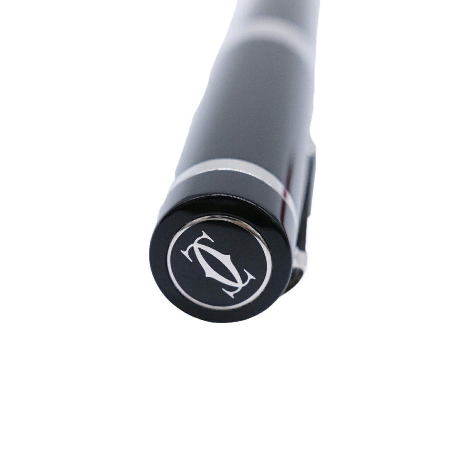 Cartier Cartier Pasha Ballpoint Pen Writing Instrument Twist Black Silver ST220002 Size ONE SIZE - 5 Thumbnail