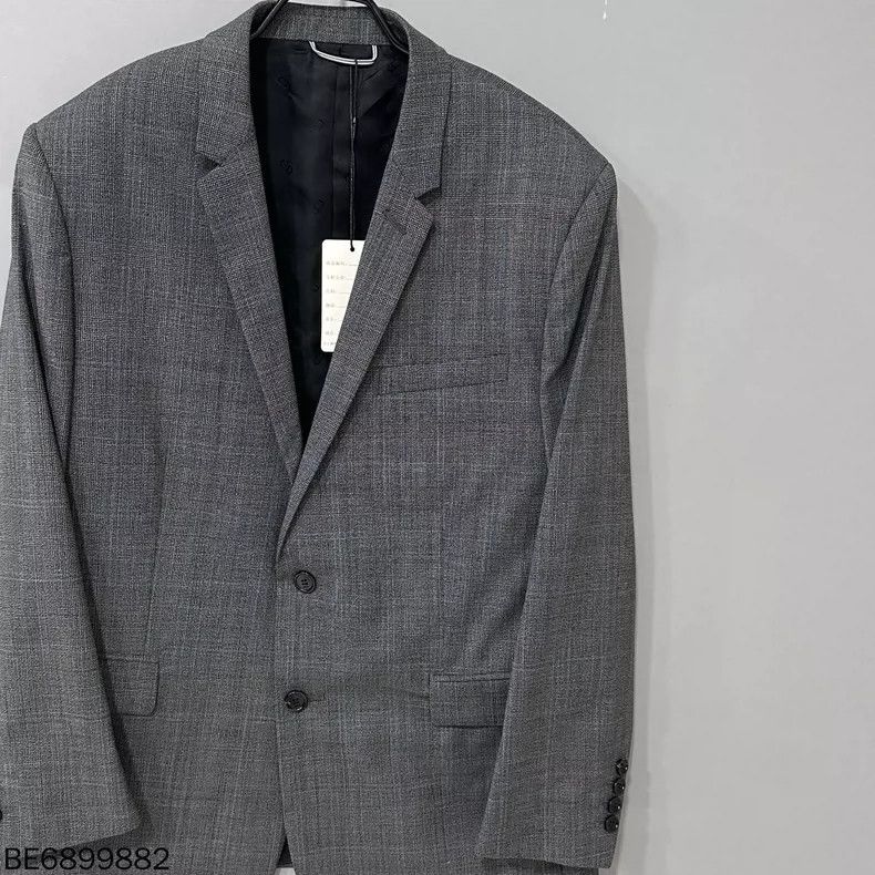 Dior Gray Wool Blend Suit Jacket Size US L / EU 52-54 / 3 - 2 Thumbnail