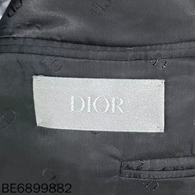 Dior Gray Wool Blend Suit Jacket Size US L / EU 52-54 / 3 - 4 Thumbnail