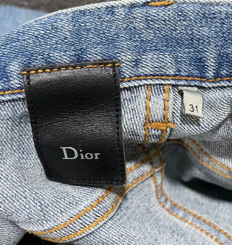 Dior Blue Wash Denim Pants by Dior Size US 31 - 4 Thumbnail