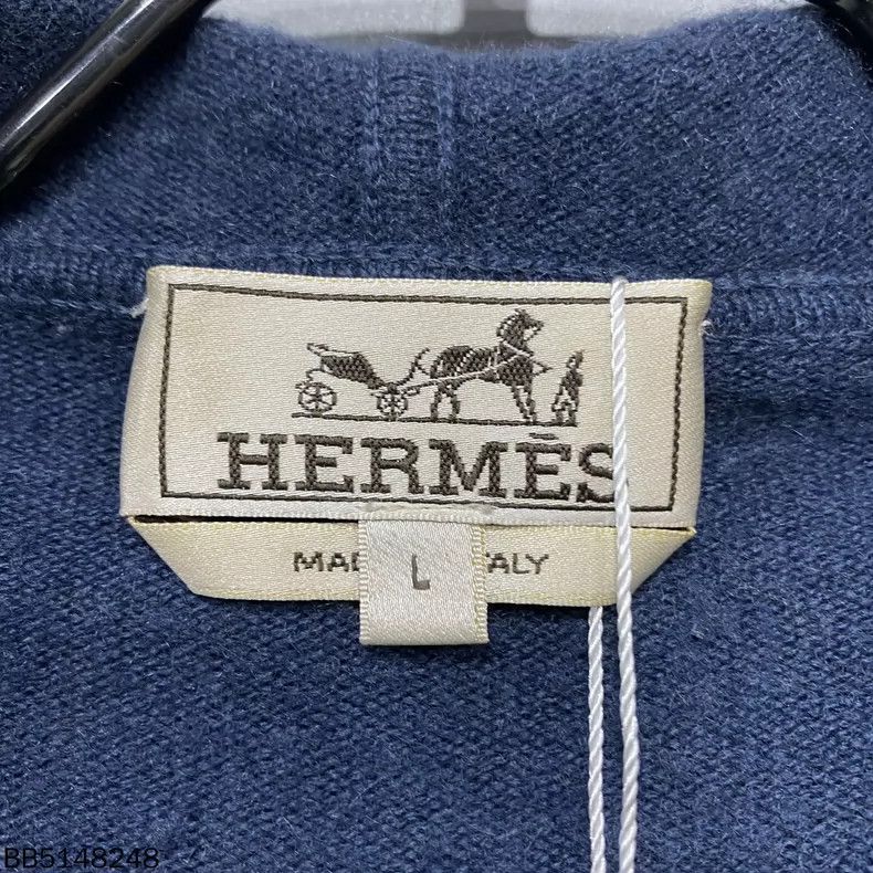 Hermes Earth Pattern Cashmere Hoodie Size US L / EU 52-54 / 3 - 5 Thumbnail