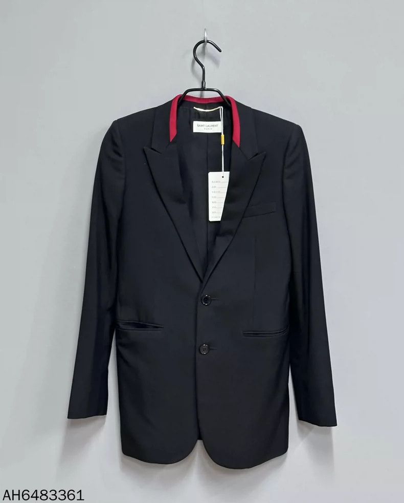 Saint Laurent Paris Saint Laurent Black Suit Set for Men Size US S / EU 44-46 / 1 - 2 Thumbnail