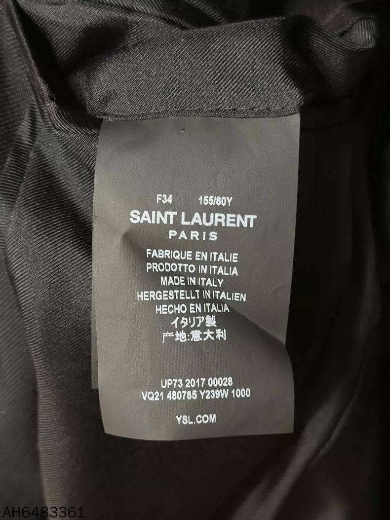 Saint Laurent Paris Saint Laurent Black Suit Set for Men Size US S / EU 44-46 / 1 - 6 Thumbnail