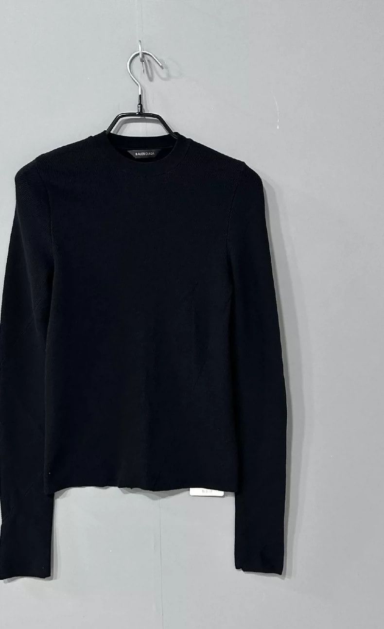 Balenciaga New Balenciaga Long Sleeve Knit Top Size US L / EU 52-54 / 3 - 2 Thumbnail