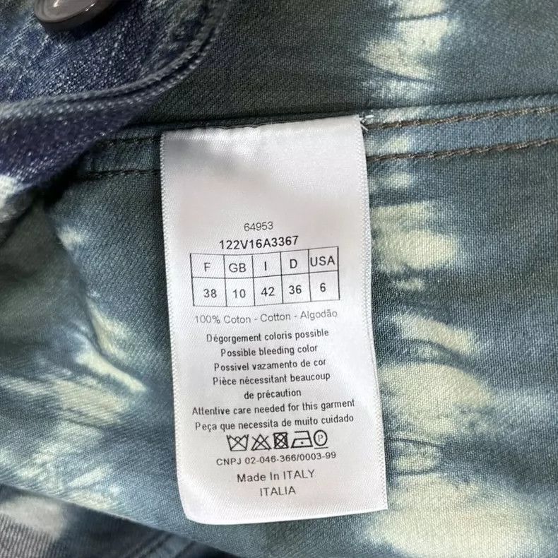 Dior Dior Tie-Dye Jacket with Bee Logo Embroidery Size US M / EU 48-50 / 2 - 5 Thumbnail