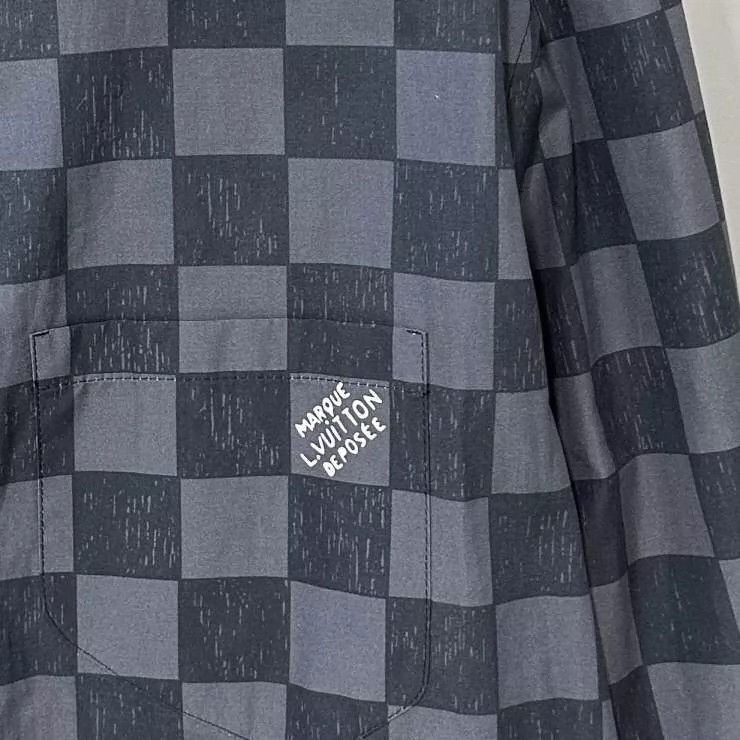 Louis Vuitton Louis Vuitton Checkered Logo Shirt Jacket Size US XL / EU 56 / 4 - 6 Thumbnail