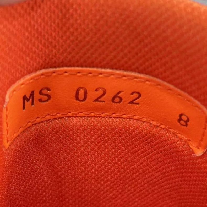 Louis Vuitton Louis Vuitton Orange and Gray Trainer Shoes Size US 9 / EU 42 - 8 Thumbnail