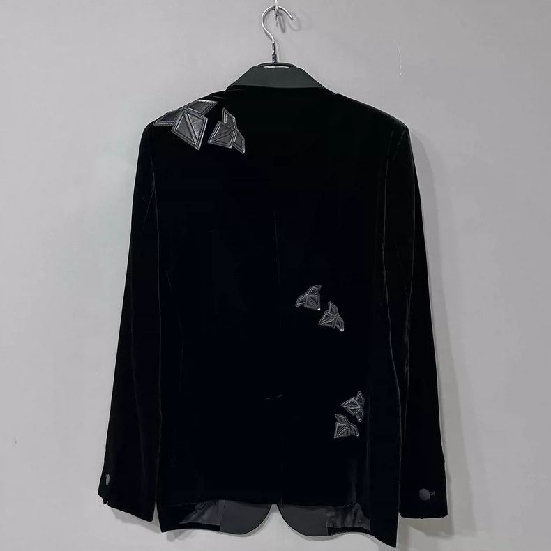 Emporio Armani Velvet Suit by ARMANI with Bow Tie Size US L / EU 52-54 / 3 - 2 Thumbnail