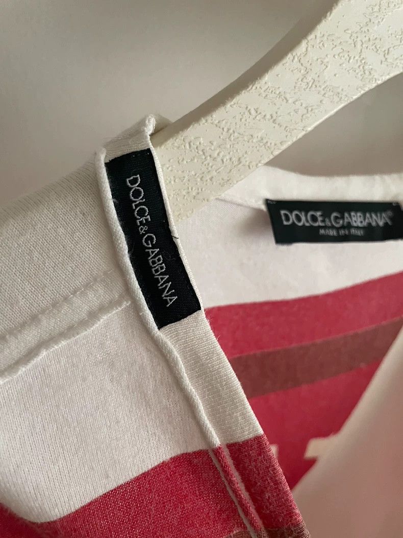 Dolce & Gabbana Dolce Gabbana Short Sleeve V-Neck T-Shirt Size US L / EU 52-54 / 3 - 7 Thumbnail