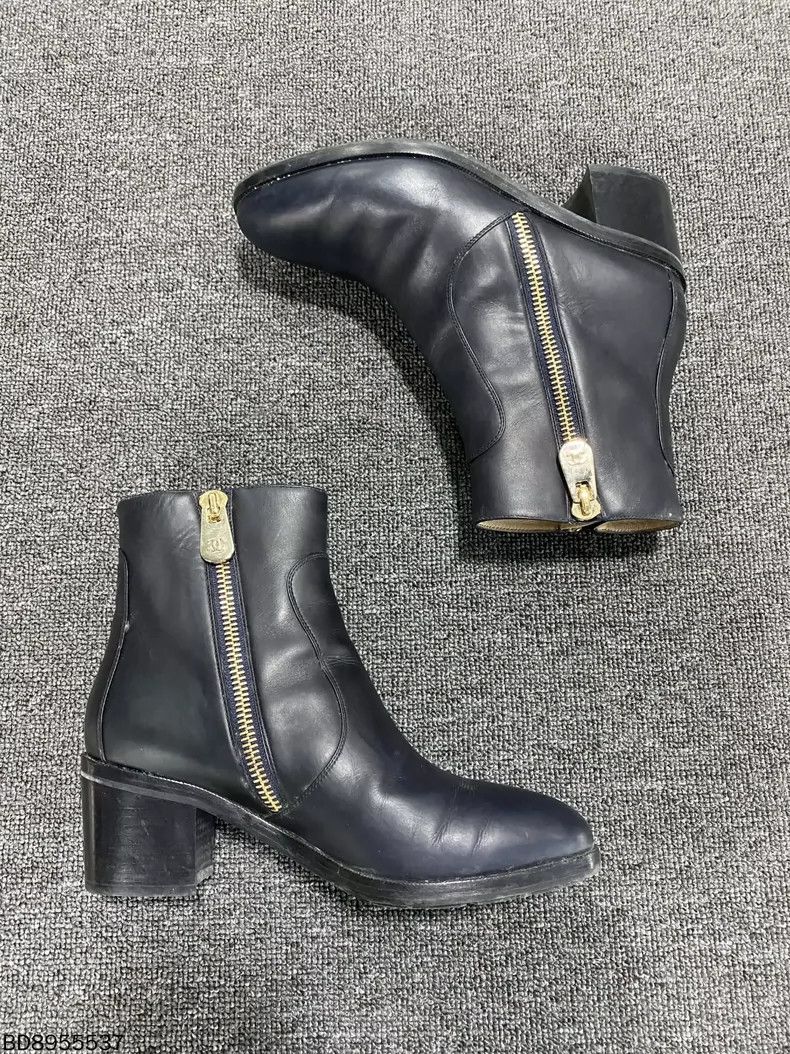 Chanel Chanel Logo Zip Ankle High Heels Size US 8.5 / EU 41-42 - 3 Thumbnail