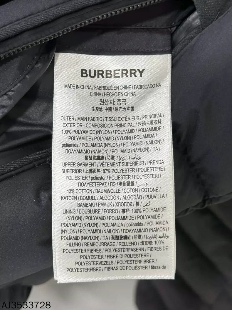 Burberry Black Down Jacket by Burberry Size US S / EU 44-46 / 1 - 5 Thumbnail