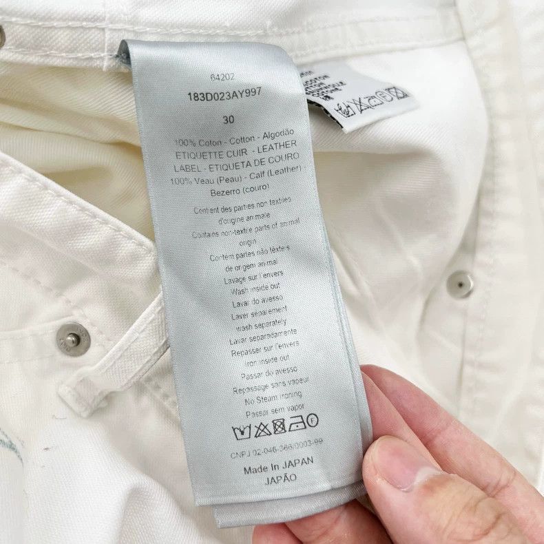 Dior Dior Paint Splash Logo Denim Pants-yf Size US 30 / EU 46 - 6 Thumbnail