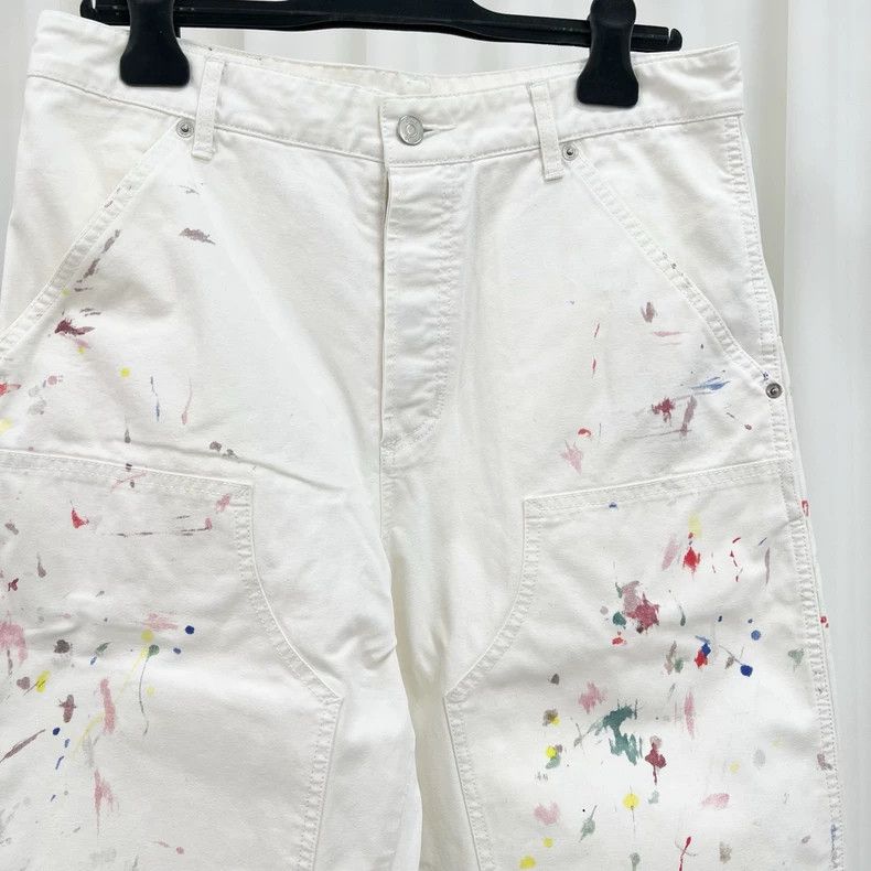 Dior Dior Paint Splash Logo Denim Pants-yf Size US 30 / EU 46 - 3 Thumbnail