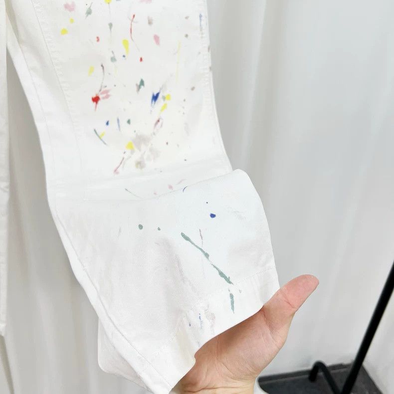 Dior Dior Paint Splash Logo Denim Pants-yf Size US 30 / EU 46 - 4 Thumbnail