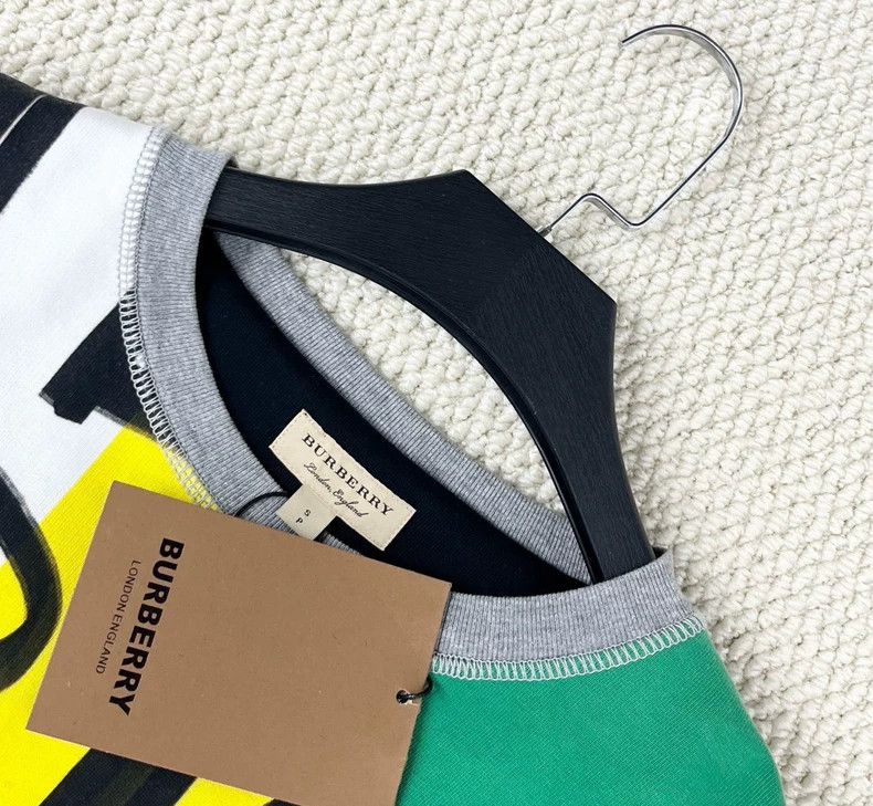 Burberry Burberry Color Block Sweatshirt with Logo-yf Size US S / EU 44-46 / 1 - 3 Thumbnail