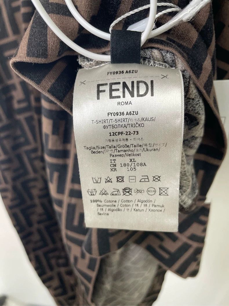 Fendi Fendi Colorful Short Sleeve T-Shirt-yf Size US XL / EU 56 / 4 - 3 Thumbnail