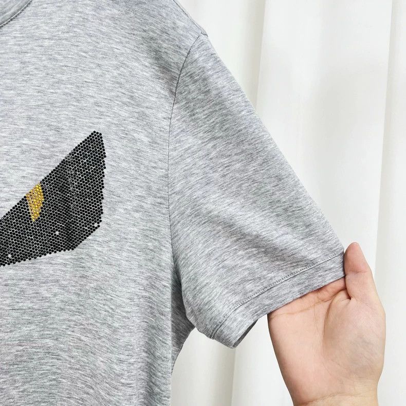Fendi Fendi Short Sleeve T-Shirt with Monster Design-yf Size US L / EU 52-54 / 3 - 4 Thumbnail