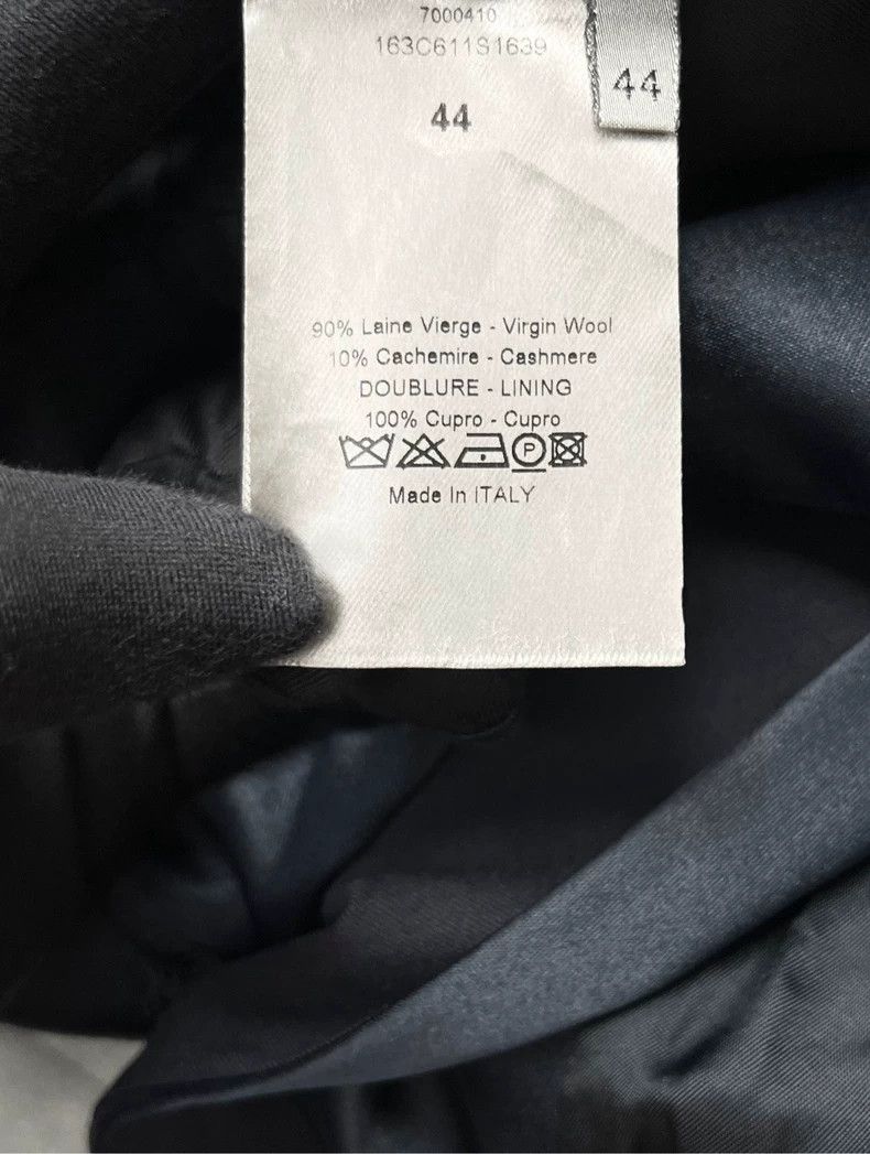Dior Dior Homme Black Wool Satin Vest Coat-yf Size US L / EU 52-54 / 3 - 4 Thumbnail