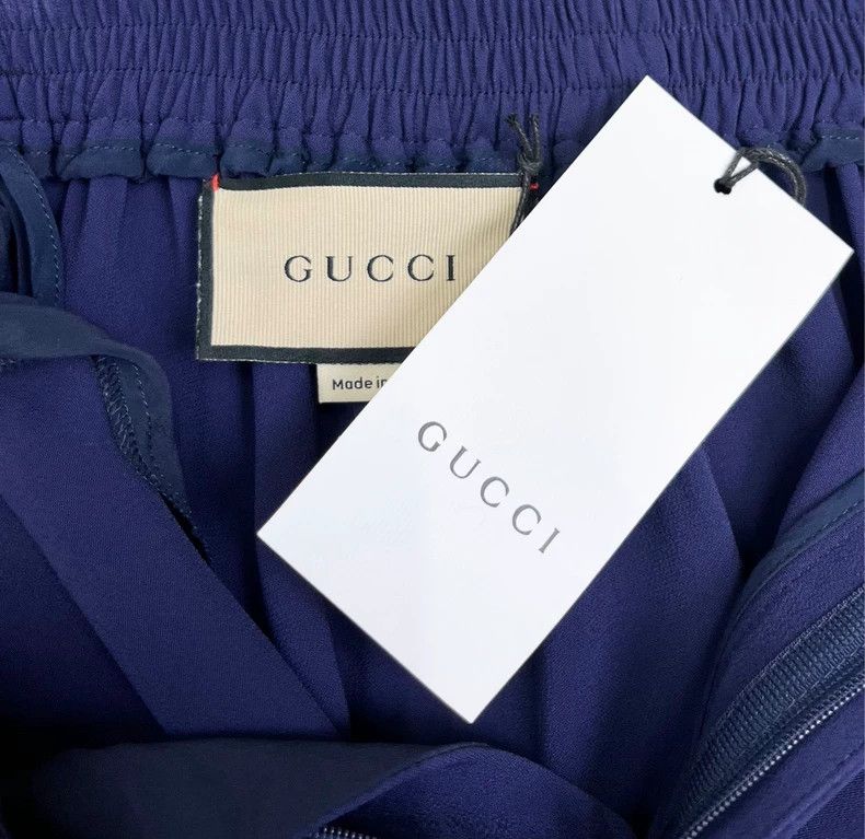 Gucci Gucci Blue Double G Gold Button Pants-yf Size US 36 / EU 52 - 3 Thumbnail