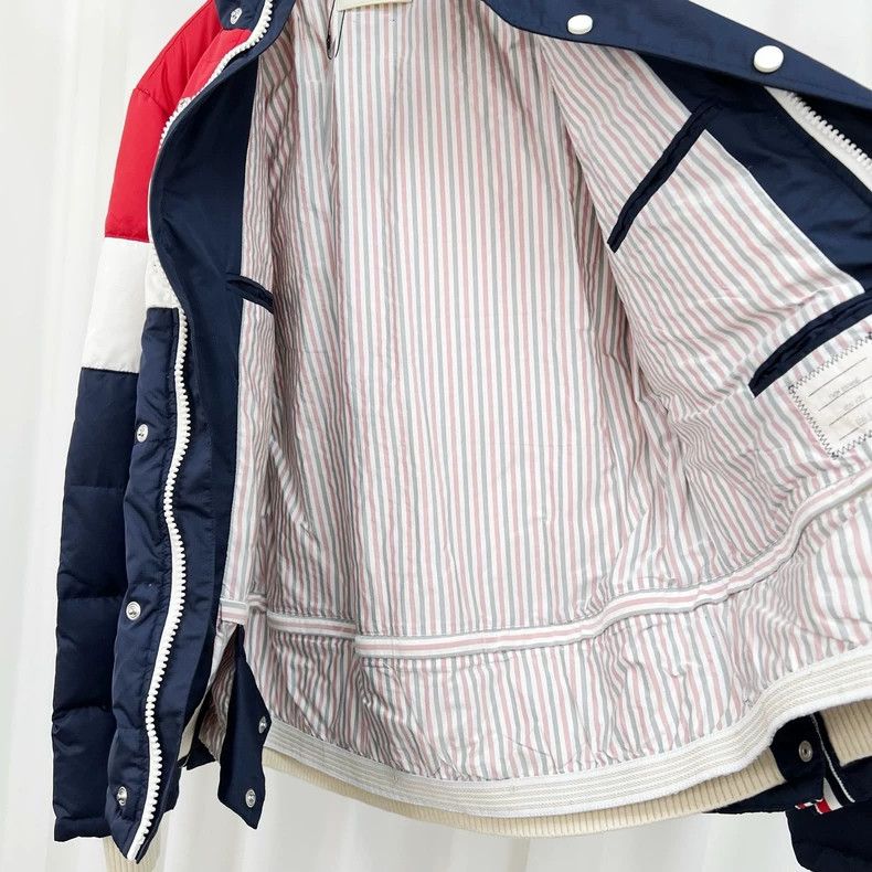 Thom Browne Thom Browne Color Block Down Jacket-yf Size US M / EU 48-50 / 2 - 5 Thumbnail