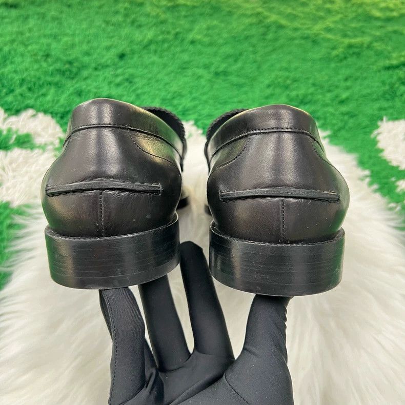 Burberry Burberry Fringed Loafers in Black and Yellow-yf Size US 10 / EU 43 - 3 Thumbnail