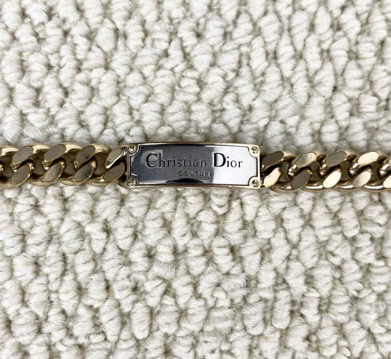 Dior Dior Gold Logo Bracelet One Size-yf Size ONE SIZE - 2 Thumbnail