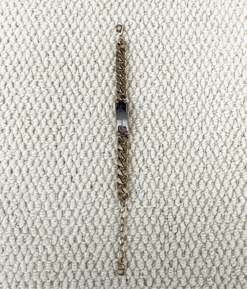 Dior Dior Gold Logo Bracelet One Size-yf Size ONE SIZE - 5 Thumbnail