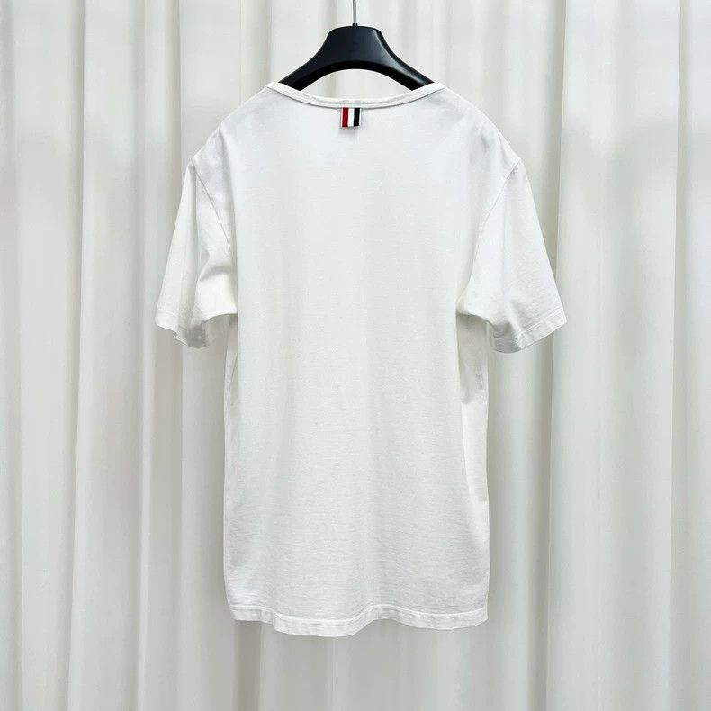 Thom Browne Thom Browne Short Sleeve T-shirt with Pocket-yf Size US S / EU 44-46 / 1 - 2 Thumbnail