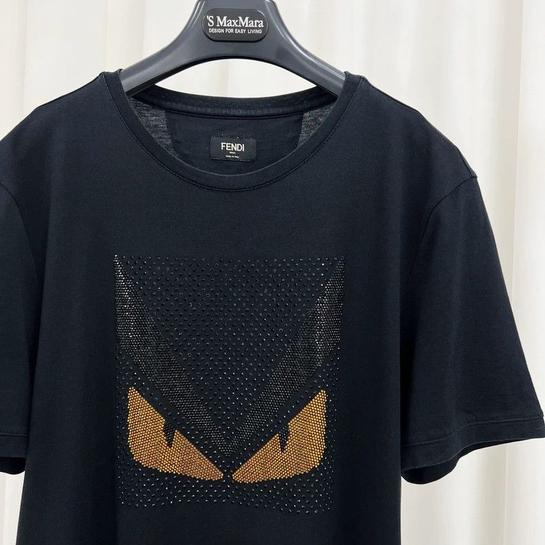 Fendi Fendi Short Sleeve T-Shirt with Monster Design-yf Size US L / EU 52-54 / 3 - 3 Thumbnail