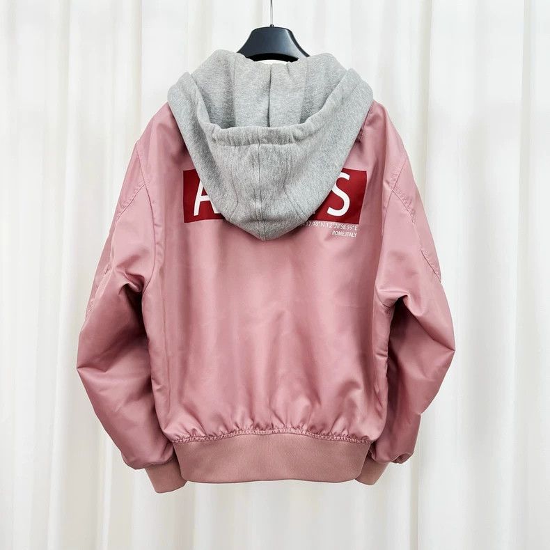 Valentino Valentino Pink Pilot Zip Jacket With Hood-yf Size US M / EU 48-50 / 2 - 2 Thumbnail