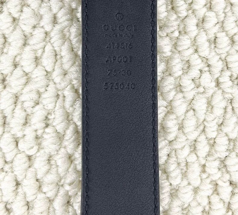 Gucci Gucci Black Gold Belt with Logo Buckle-yf Size ONE SIZE - 6 Thumbnail