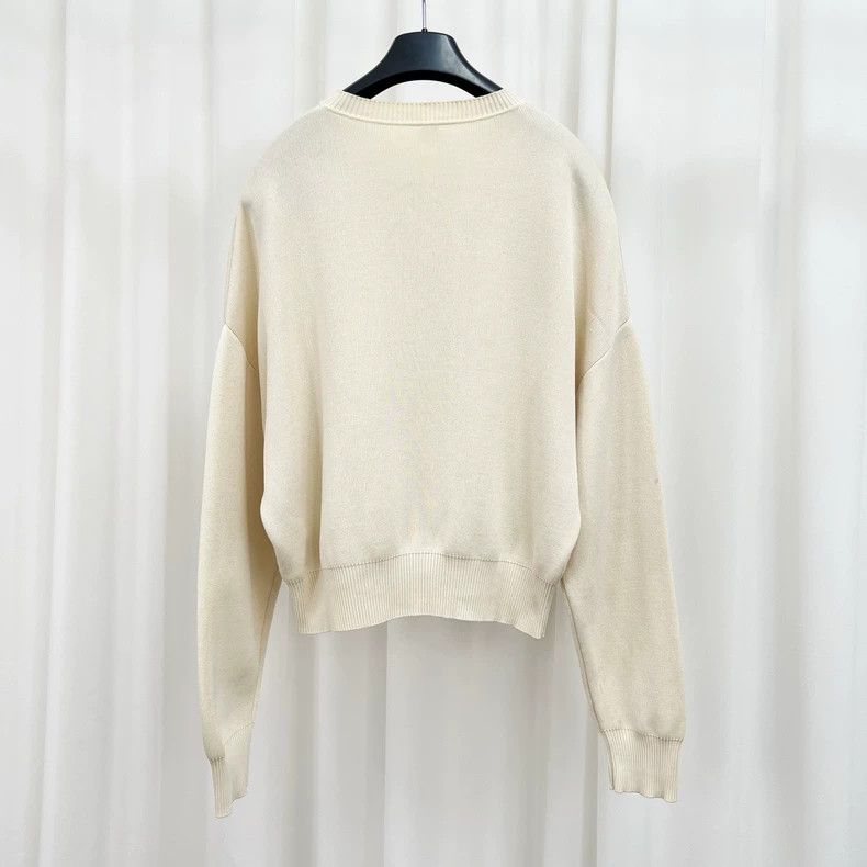 Hermes Hermes Embroidered Wool Knit Sweater-yf Size US M / EU 48-50 / 2 - 2 Thumbnail