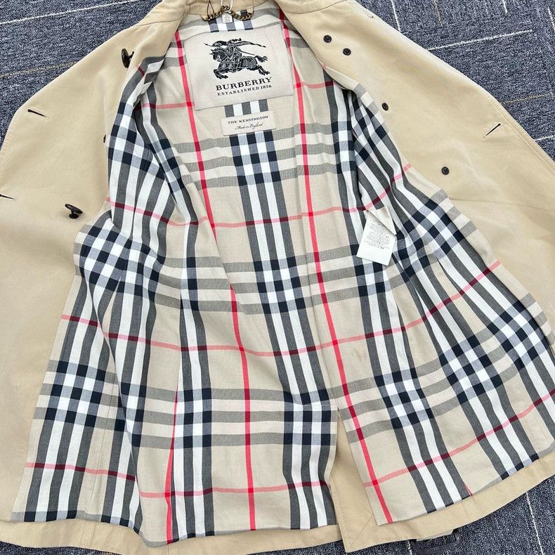 Burberry Burberry Kensington Trench Coat in Khaki-yf Size US XXS / EU 40 - 5 Thumbnail