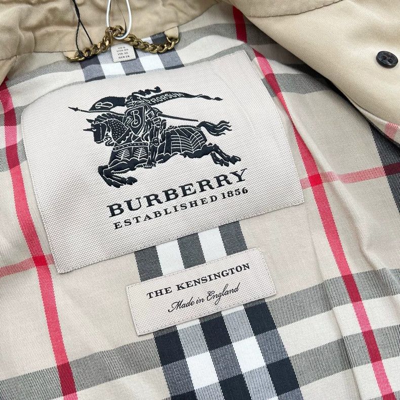 Burberry Burberry Kensington Trench Coat in Khaki-yf Size US XXS / EU 40 - 6 Thumbnail