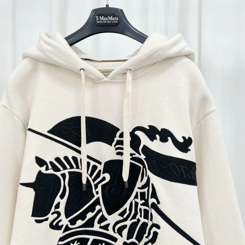 Burberry Burberry Embroidered Logo Hoodie Sweatshirt-yf Size US S / EU 44-46 / 1 - 3 Thumbnail