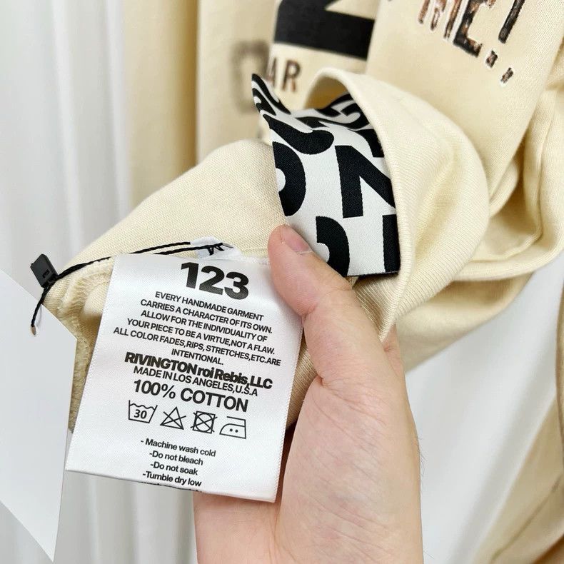 Fear of God Fear Of God x RRR123 Letter Print Sweatshirt-yf Size US M / EU 48-50 / 2 - 6 Thumbnail